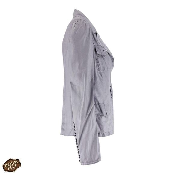 Tom Ford for YVES SAINT LAURENT 2004 (YSL) Runway Jacket Lilac/Grey Size F38 - Picture 13 of 16